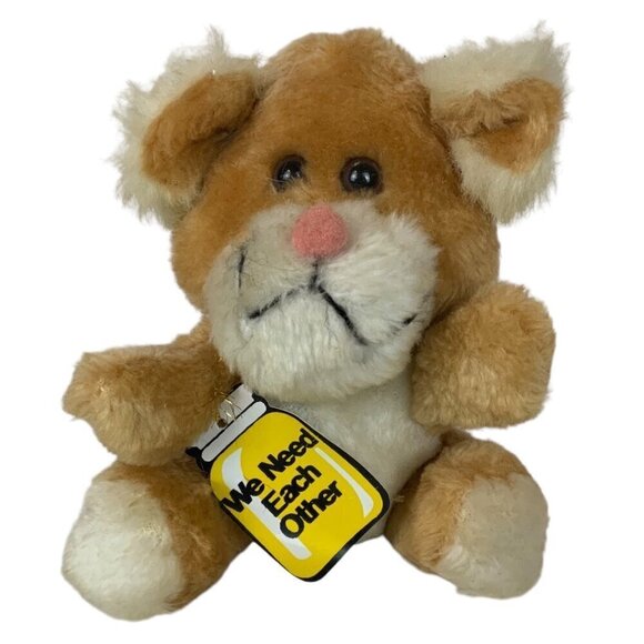 Vintage Russ Berrie Plush Bear "We Need Each Other" Stuffed Animal Toy 1978 - Picture 1 of 8